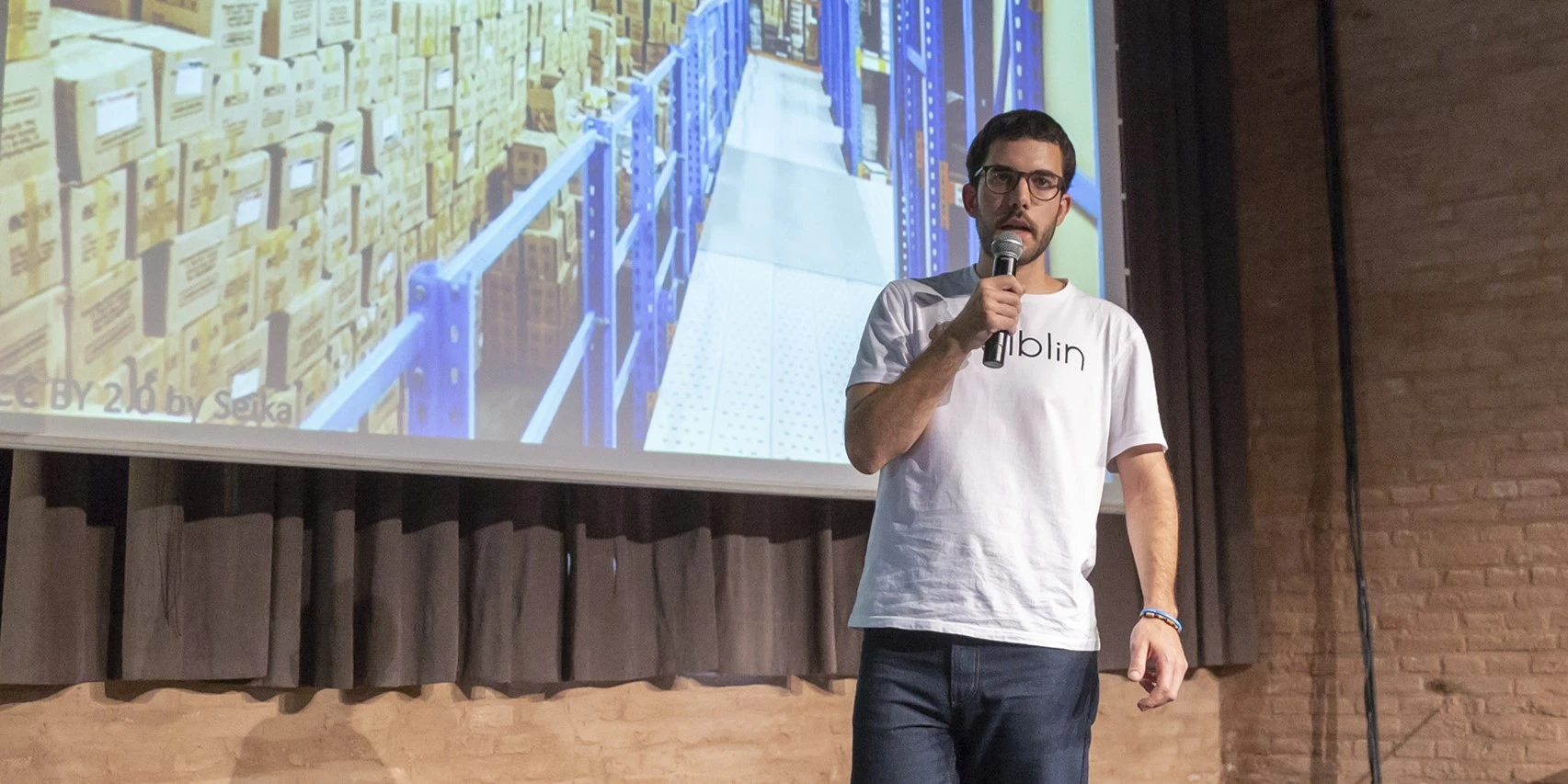 Felipe de Abajo Aragón presentando Alblin en SpinUOC